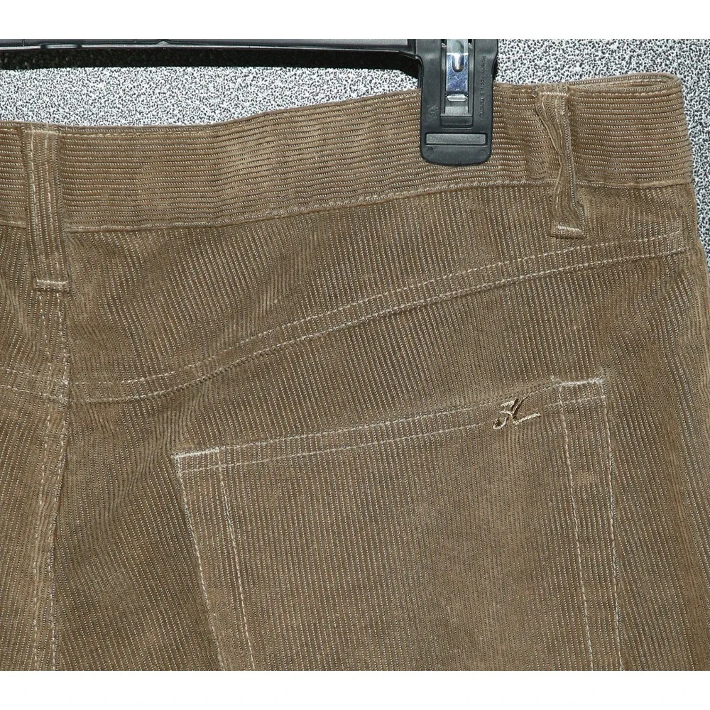 Hobie Circa Nineteen-50 Men's Denim Corduroy Pants 36x34 Brown Straight Leg